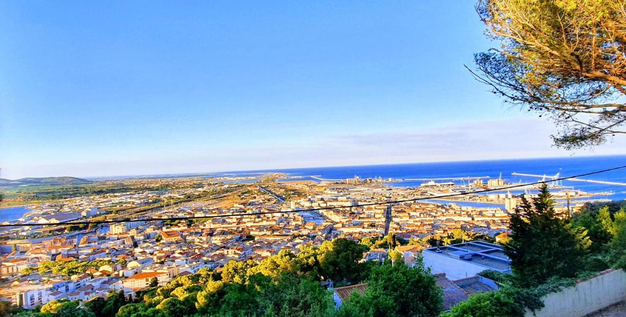 Le Rouquier Studio Terrasse, Vue Exceptionnelle, Climatisation Sete Bagian luar foto