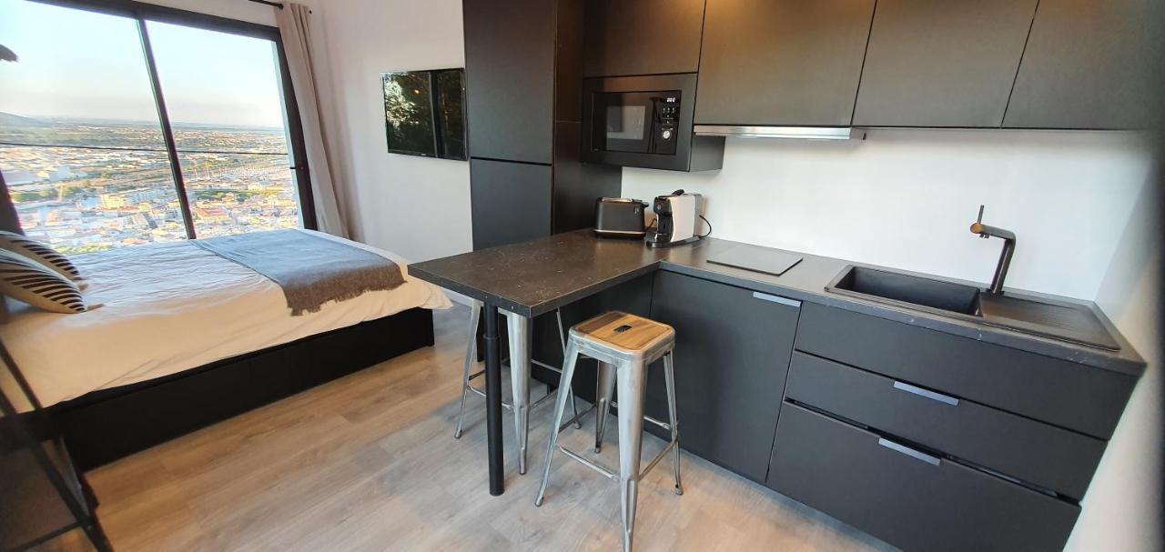 Le Rouquier Studio Terrasse, Vue Exceptionnelle, Climatisation Sete Bagian luar foto
